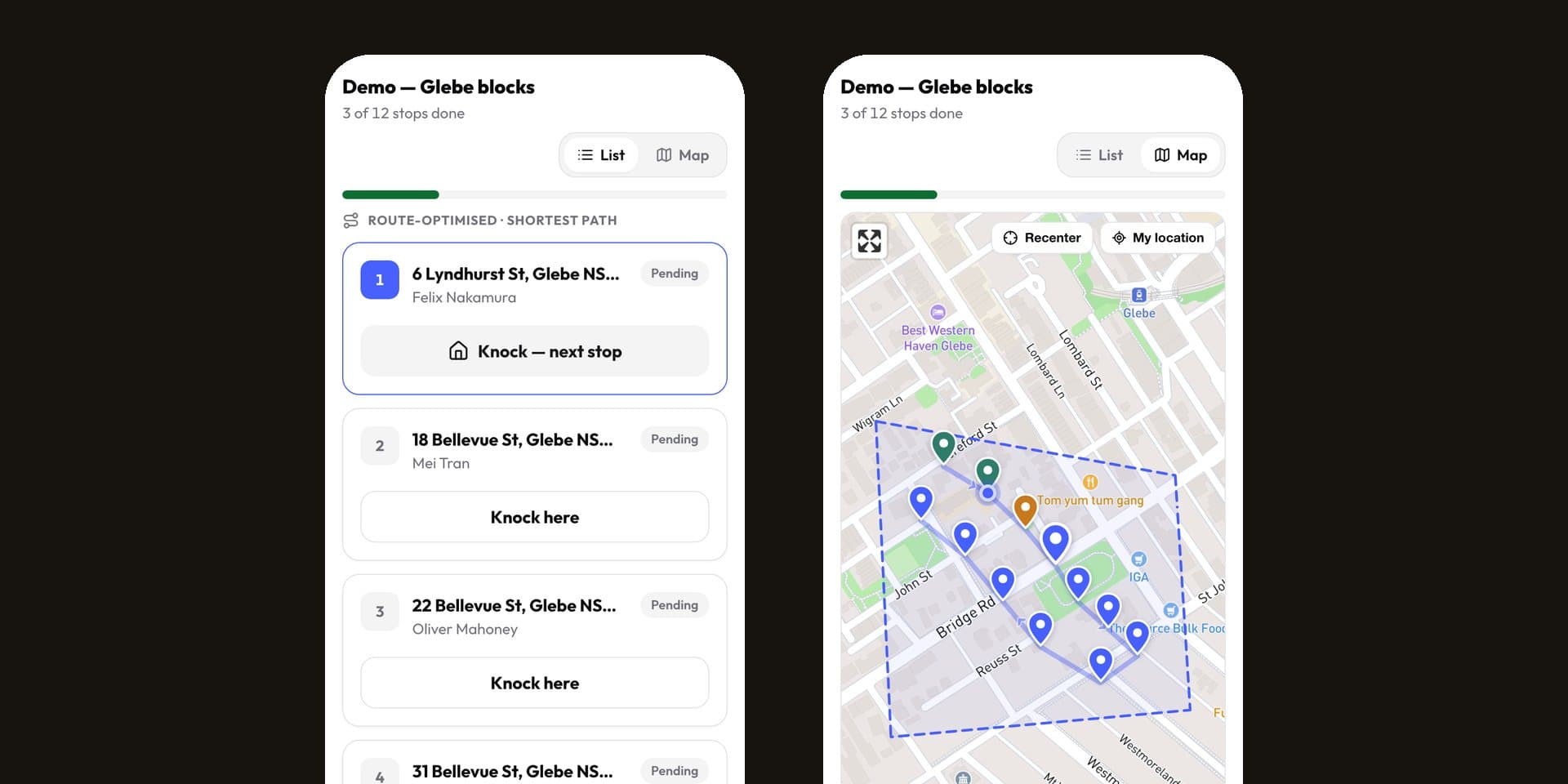 Common Threads – A canvassing app for volunteers